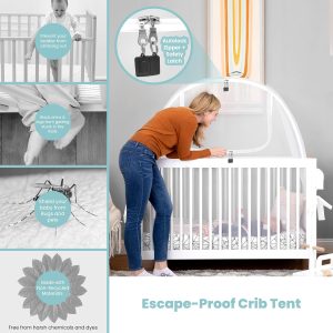 Pro Baby Safety Crib Tent breathable mosquito net for crib